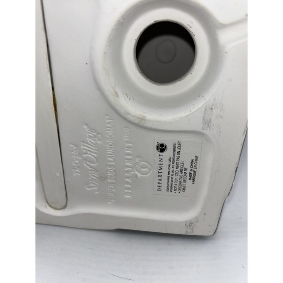 Department 56 Original Snow Village "Super Suds Laundromat" 55006 - Picture 7 of 7